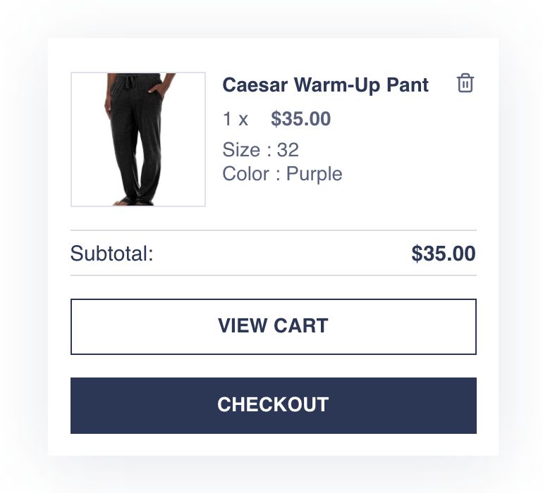 woocommerce cart shortcode